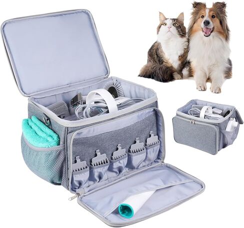 حقيبة مكنسة كهربائية للعناية بالكلاب، منظم مستلزمات العناية بالحيوانات الأليفة، حامل مكنسة كهربائية للعناية بالكلاب، حقيبة حمل للسفر لمكنسة شعر الكلاب ومجموعة أدوات العناية بالحيوانات الأليفة (الحقيبة فقط) in Kuwait