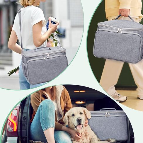 حقيبة مكنسة كهربائية للعناية بالكلاب، منظم مستلزمات العناية بالحيوانات الأليفة، حامل مكنسة كهربائية للعناية بالكلاب، حقيبة حمل للسفر لمكنسة شعر الكلاب ومجموعة أدوات العناية بالحيوانات الأليفة (الحقيبة فقط) in Kuwait