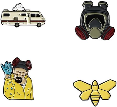 Enamel Pin Set Creative Lovely Brooch Pins Enamel Lapel Pin Lettering Pins Lapel Badge in Kuwait