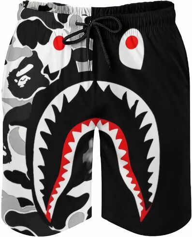 Viouos Beach Shorts Trunks Quick Dry Pants Swimwear Bathing Suits with Pockets for Men's in Saudi Arabia