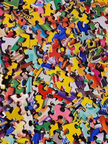 Springbok's 1000 Piece Jigsaw Puzzle Crayola Artist's Table - Made in USA in Saudi Arabia