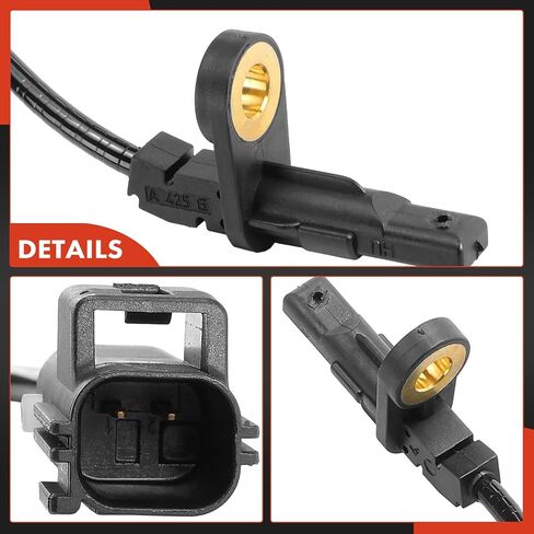 A-Premium ABS Wheel Speed Sensor Compatible with Land Rover, Jaguar Models - Range Rover Velar 2018-2020, F-Pace 2017-2020 - Front Driver or Passenger Side, Replace# 10071156413 in Saudi Arabia