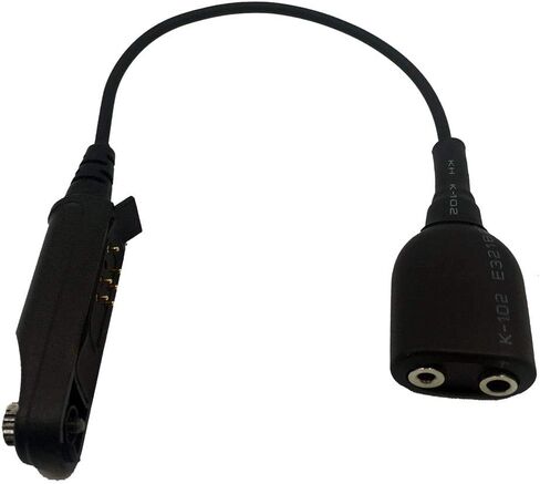 استبدال محول كابل الصوت DONG Walkie Talkie لـ Baofeng BF-9700 A-58 UV-XR UV-5S GT-3WP UV-9R Plus متوافق مع منفذ سماعة الرأس K Interface 2Pin UV-5R in Kuwait