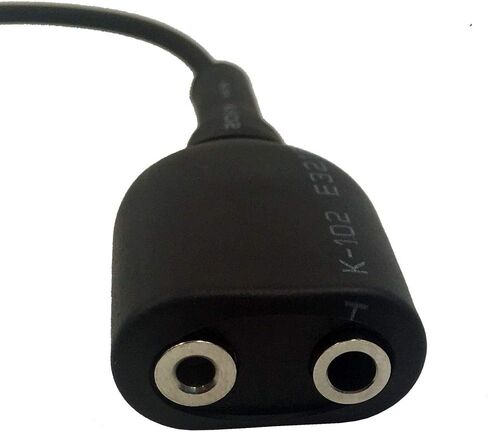 استبدال محول كابل الصوت DONG Walkie Talkie لـ Baofeng BF-9700 A-58 UV-XR UV-5S GT-3WP UV-9R Plus متوافق مع منفذ سماعة الرأس K Interface 2Pin UV-5R in Kuwait