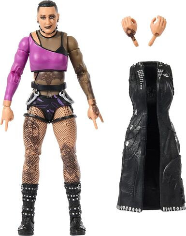شخصيات مجسمة من مجموعة Mattel WWE Rhea Ripley Elite، مفصلية فاخرة وتفاصيل تشبه الحياة مع ملحقات أيقونية، 6 بوصات in Saudi Arabia