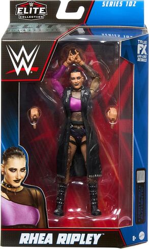 شخصيات مجسمة من مجموعة Mattel WWE Rhea Ripley Elite، مفصلية فاخرة وتفاصيل تشبه الحياة مع ملحقات أيقونية، 6 بوصات in Saudi Arabia