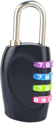 Combination Lock Resettable 4 Digit Padlock Outdoor Waterproof Combo Lock for School Gym Locker Fence Gate Hasp Cabinet Toolbox Cases (Blue) in Saudi Arabia