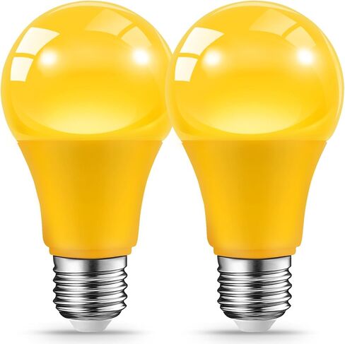 Green Light Bulbs for Outdoor Porch, 9W(60W Equivalent) E26 Base LED Green Bulb for Christmas, Halloween,Wedding,Party,Bar,Holiday Lighting,Home Decor, 2-Pack in Saudi Arabia
