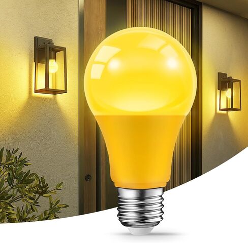 Green Light Bulbs for Outdoor Porch, 9W(60W Equivalent) E26 Base LED Green Bulb for Christmas, Halloween,Wedding,Party,Bar,Holiday Lighting,Home Decor, 2-Pack in Saudi Arabia