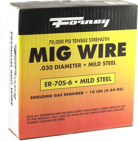Forney 42286 Mig Wire, Mild Steel ER70S-6.030-Diameter, 10-Pound Spool in Saudi Arabia