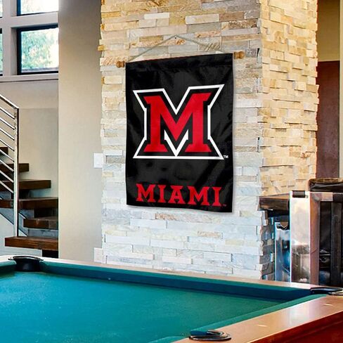 Miami Redhawks Banner with Hanging Pole in Saudi Arabia
