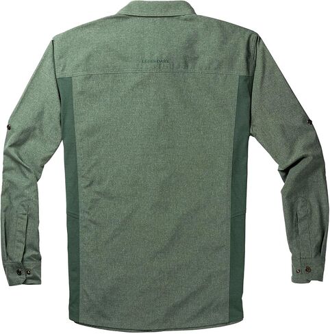 قميص صيد السمك ذو الذيل الأبيض الأسطوري للرجال قابل للتحويل وممتص للرطوبة وأكمام طويلة in Kuwait