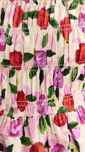 English Factory Flower Ruffled Mini Dress in Saudi Arabia