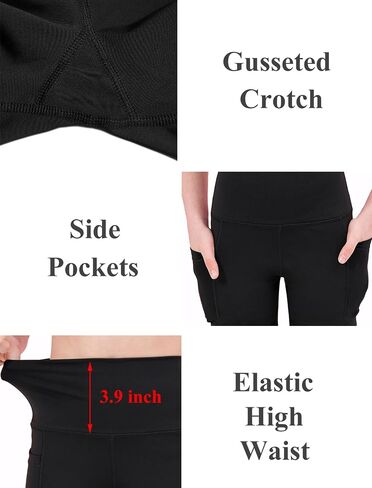 EXARUS Girls Volleyball Shorts Biker Compression Gymnastics Short with Pockets Youth Dance Yoga in Saudi Arabia
