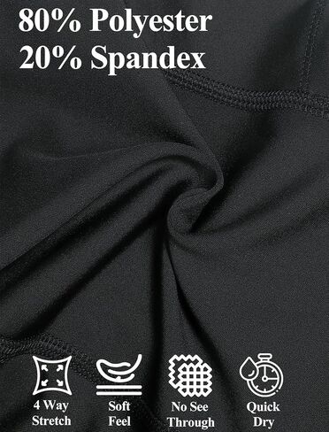 EXARUS Girls Volleyball Shorts Biker Compression Gymnastics Short with Pockets Youth Dance Yoga in Saudi Arabia
