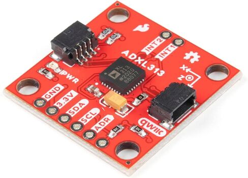 مقياس التسارع الرقمي ثلاثي المحاور من SparkFun - ADXL313 (Qwiic) - تكلفة منخفضة، طاقة منخفضة، دقة تصل إلى 13 بت، مقياس تسارع ثلاثي المحاور مع مكدس FIFO ذو 32 مستوى قادر على قياس ما يصل إلى ±4 جرام in Saudi Arabia