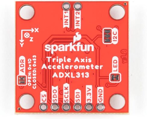 مقياس التسارع الرقمي ثلاثي المحاور من SparkFun - ADXL313 (Qwiic) - تكلفة منخفضة، طاقة منخفضة، دقة تصل إلى 13 بت، مقياس تسارع ثلاثي المحاور مع مكدس FIFO ذو 32 مستوى قادر على قياس ما يصل إلى ±4 جرام in Saudi Arabia