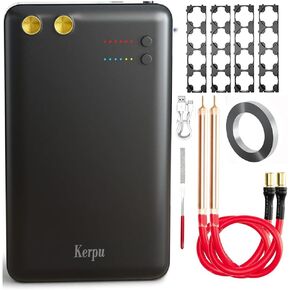 Spot Welder, Kerpu Mini Spot Welder, Portable Spot Welder Machine, Spot Welding Equipment Energy Storage 5000mAh for DIY 18650 Battery, Portable Battery Welder with Type-C Port (Black)