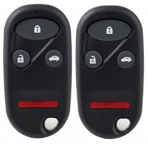 Key Fob Replacement Compatible with for Honda CRV CR-V 2002 2003 2004 Keyless Entry Remote Car Key OUCG8D-344H-A（2pcs）