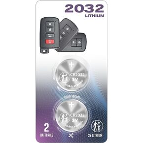 (2 Pack) OEM Remote Key FOB 2032 Battery Repair Kit (fits 2012-2021) for Toyota 4Runner Avalon Camry Corolla Highlander Prius C Rav4 Sequoia Tacoma Tundra Smart Case Shell Accessories Cover DIY KIT