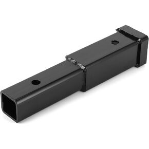 Trailer Hitch Extender, Trailer 12 inches Hitch Extension Receiver Tube Extenders 5000lbs Towing, Towing Hitch Receiver Extender Steel Square Tube for Class 3/4 2in Receiver