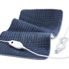 Heating Pad for Back Pain Relief, 12" X 24" X-Large Heating Pads for Cramps,Electric Heating Pad XL with 6 Fast Heating Settings,Moist Dry Heat Options,Auto-Off,Machine Washable