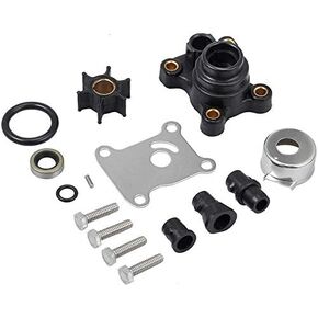 YoHa Water Pump Repair Kits with Housing for Johnson Evinrude 1974-UP 8-15HP 18-3327,394711,0394711,386697,391698,389112,387610