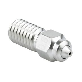 Upgrade Bimetal Nozzle 0.6 Plated Copper Hardened Steel High-Wear Resistant Compatible with ELEGOO Neptune 4/4 Pro 3D Printer Hotend Parts (1x 0.6mm)