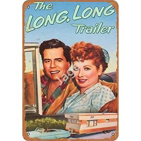 Jager The Long Trailer Retro Metal Decor Wall Plaque Vintage Tin Sign for House Cafe Club Home Or Bar