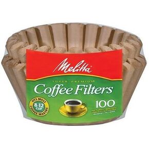 Melitta Basket Coffee Filters Natural Brown Unbleached 100 Count