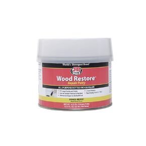 J-B Weld 40003 Wood Restore Repair Putty - 0.75 Pt. Putty, 0.75 Oz. Hardener
