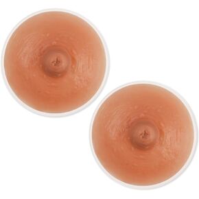 IVITA Realistic Adhesive Silicone Nipples Reusable Attachable Self Adhesive Silicone Nipple for Breast Forms