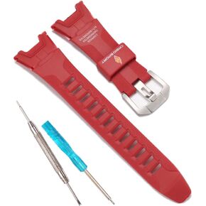 Resin Watch Band Replacement for Casio PRG-110C PRW-1300 PAW-1300 Men's waterproof sport Rubber Strap
