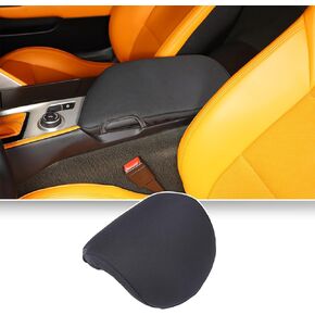Center Console Armrest Cover for Chevrolet Corvette C7 2014-2019, Centre Armrest Seat Box Cover, Armrest Arm Rest Pad, Middle Consoles Cushion Protector Mat (Fabric)