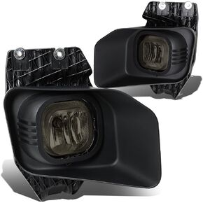 DNA MOTORING FL-ZTL-218-SM Assembly Fog Light With Switch Driver & Passenger Side Enhance visibility [Compatible with 11-16 Ford F250 350 450 550 SD]