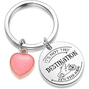 Motorcycle Keychain Inspirational Gift Biker Inspirational Jewelry Motorcycle Grandfather Jewelry Cousin Gift