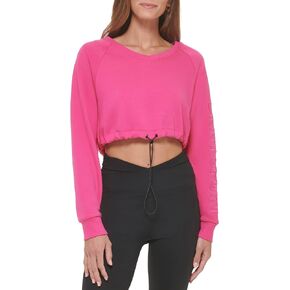 DKNY Women's Sport Half Zip Sweater Fleece Jacket