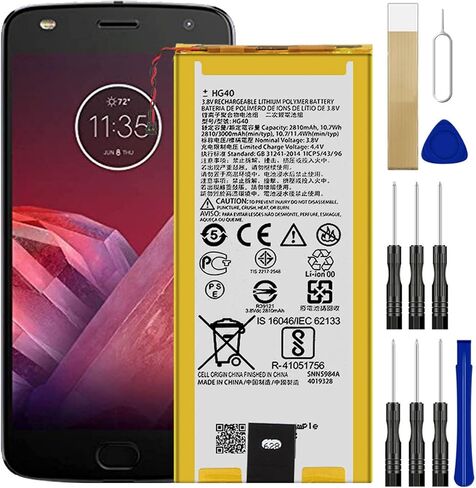 Battery HG40 for Motorola Moto G5 Plus XT1684 XT1685 XT1687 SNN5984A Replacement with Repair Tool Kit in Saudi Arabia