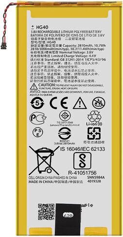 Battery HG40 for Motorola Moto G5 Plus XT1684 XT1685 XT1687 SNN5984A Replacement with Repair Tool Kit in Saudi Arabia