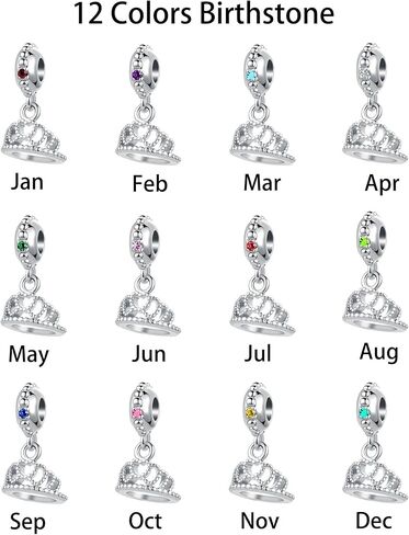 TGLS Princess Queen Crown Charm Compatible With Pandora Bracelets Jewelry Birthday Gifts for Mother Girlfriend Daughter Her Women in Saudi Arabia