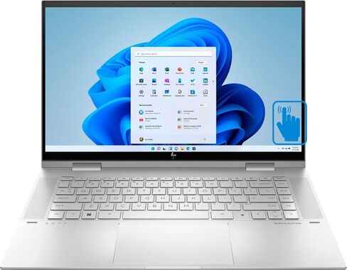 HP Envy x360 15-ES Home & Business 2-in-1 Laptop (Intel i7-1260P 12-Core, 16GB RAM, 8TB PCIe SSD, Intel Iris Xe, 15.6" 60 Hz Touch Full HD (1920x1080), Win 11 Pro) Refurbished (Renewed) in Saudi Arabia