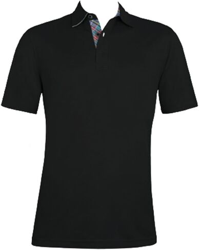 قميص بولو سادة بأكمام قصيرة للرجال من Bugatchi in Kuwait