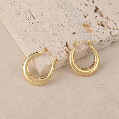 Dreamfox 6/9 Pairs Huggie Hoop Earrings Small Hypoallergenic 14K Gold Plated Huggie Earrings For Women Simple Huggie Hoops For Girls in Saudi Arabia