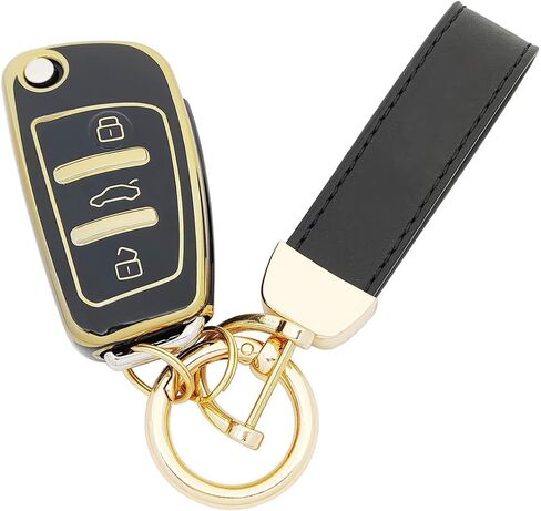 360 Degree Soft TPU Protector Key Fob Cover Case Compatible with Audi A1 A3 A4 A6 A8 TT Q7 S6 Key Fob in Saudi Arabia