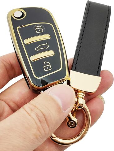 360 Degree Soft TPU Protector Key Fob Cover Case Compatible with Audi A1 A3 A4 A6 A8 TT Q7 S6 Key Fob in Saudi Arabia