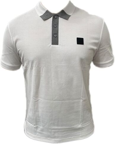 BOSS Mens Parlay 130 Mercerised Cotton Polo Shirt Classic Fit 50458245 in Saudi Arabia