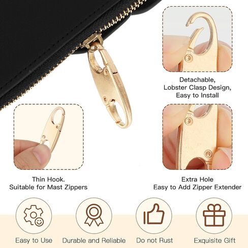 Tyqour 12pcs Zipper Clip Theft Deterrent, Dual Opening Zipper Locks Anti Theft, S Shaped Zipper Locks for Backpacks Keep The Zipper Closed for Backpacks Traveling Camping Suitcases in Saudi Arabia