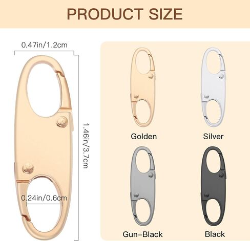 Tyqour 12pcs Zipper Clip Theft Deterrent, Dual Opening Zipper Locks Anti Theft, S Shaped Zipper Locks for Backpacks Keep The Zipper Closed for Backpacks Traveling Camping Suitcases in Saudi Arabia