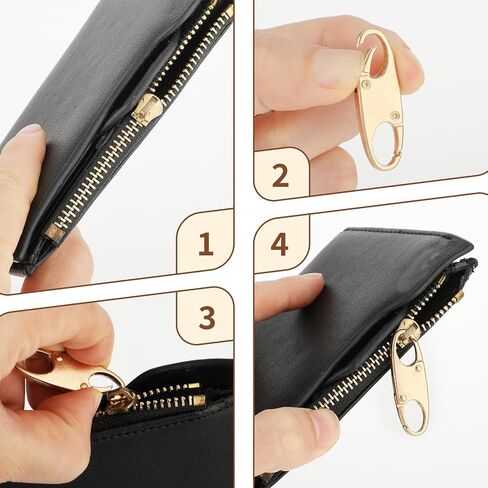 Tyqour 12pcs Zipper Clip Theft Deterrent, Dual Opening Zipper Locks Anti Theft, S Shaped Zipper Locks for Backpacks Keep The Zipper Closed for Backpacks Traveling Camping Suitcases in Saudi Arabia