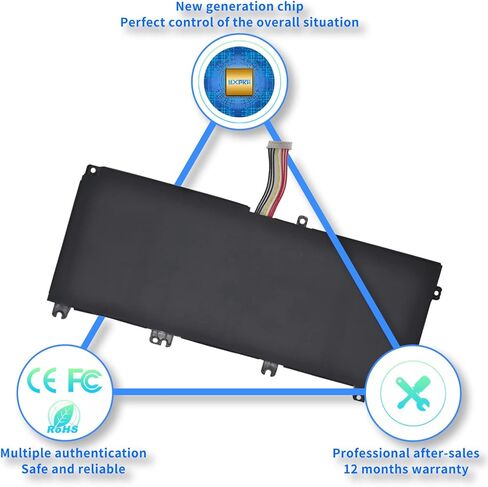 بطارية كمبيوتر محمول B41N1711 لأجهزة Asus TUF Gaming FX705DT-AU068T FX705DD FX705DU FX705DY-AU072 FX705GM FX705GE FX705GD سلسلة كابلات طويلة in Kuwait